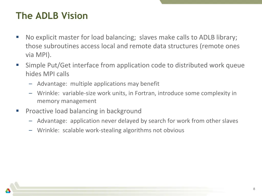 the adlb vision