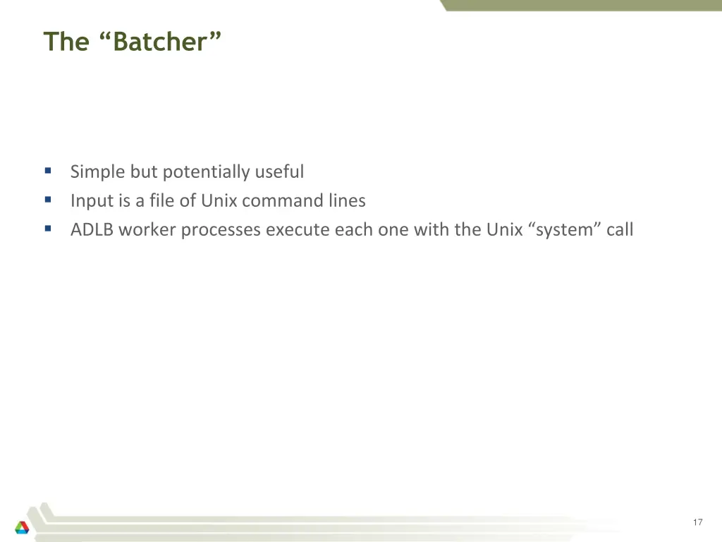 the batcher
