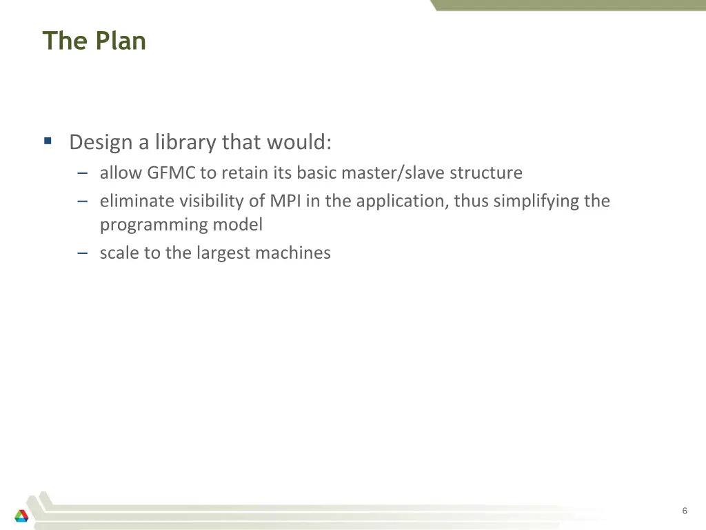 the plan