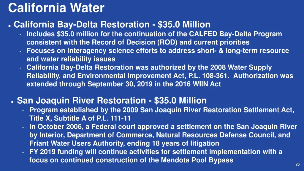 california water