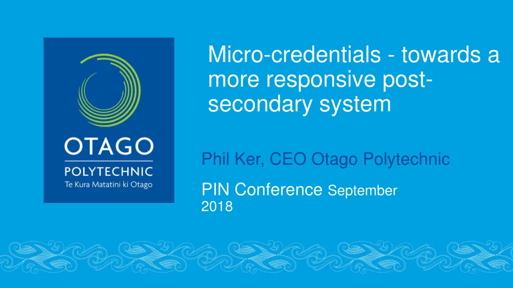 micro credentials towards a more responsive post