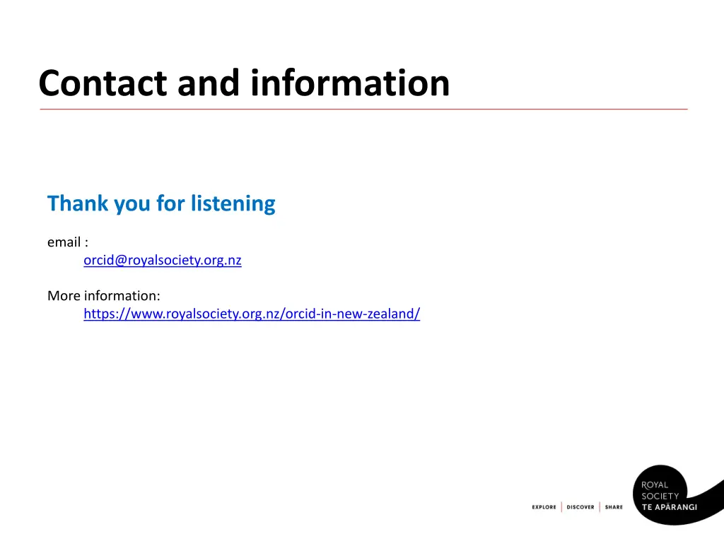 contact and information