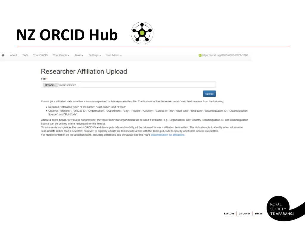 nz orcid hub