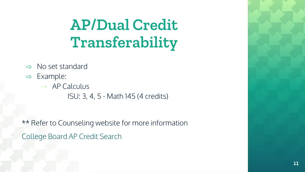 ap dual credit transferability