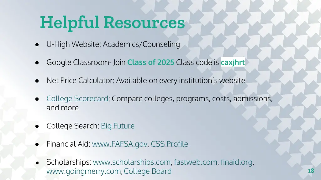 helpful resources