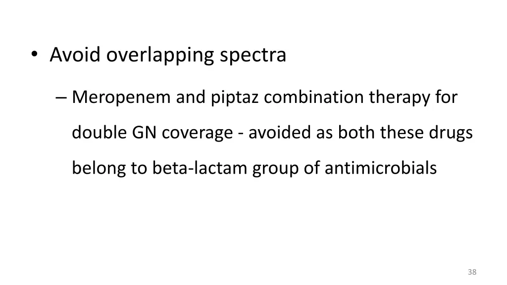 avoid overlapping spectra