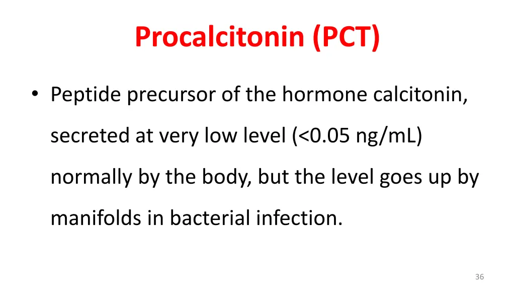 procalcitonin pct