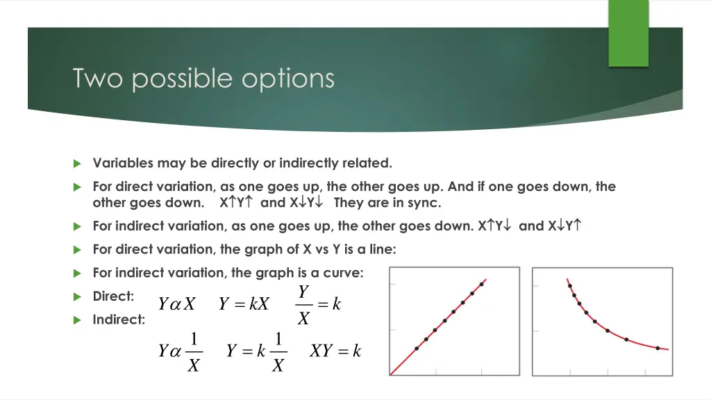 two possible options