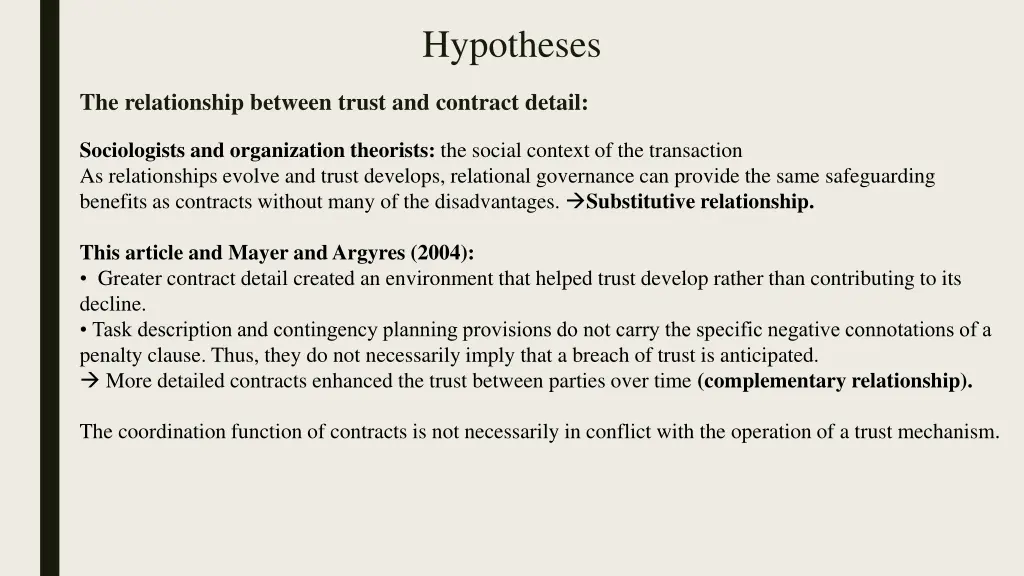 hypotheses 3