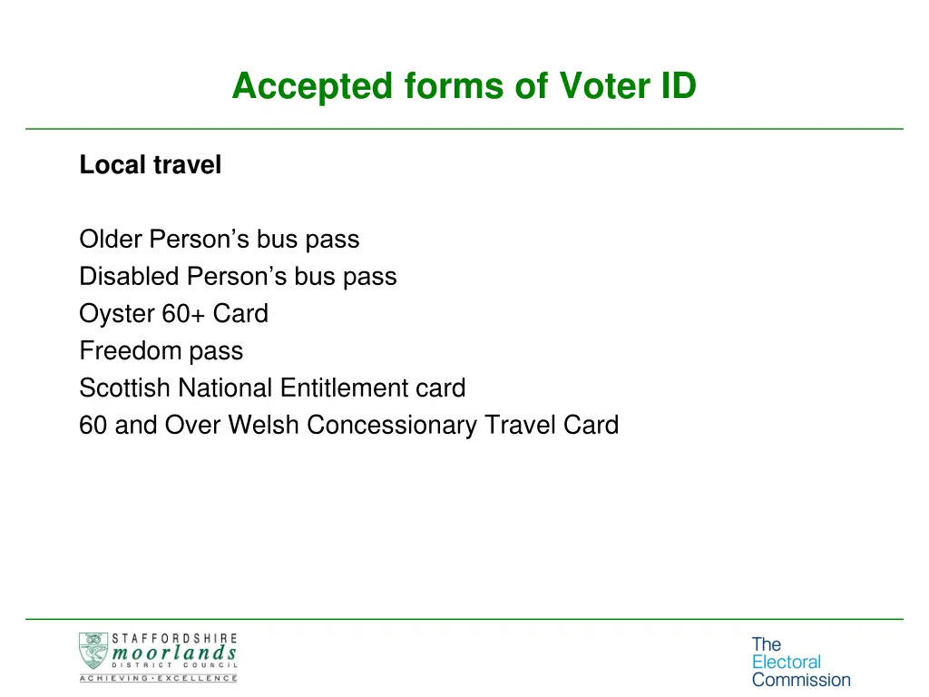 accepted forms of voter id 2