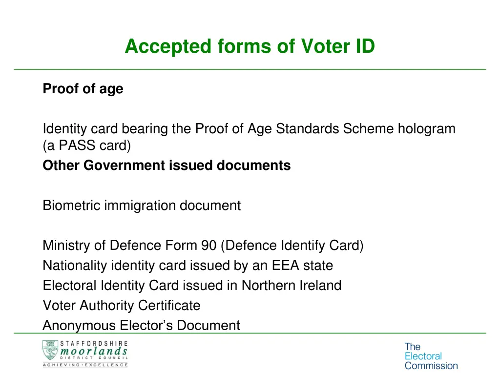 accepted forms of voter id 4