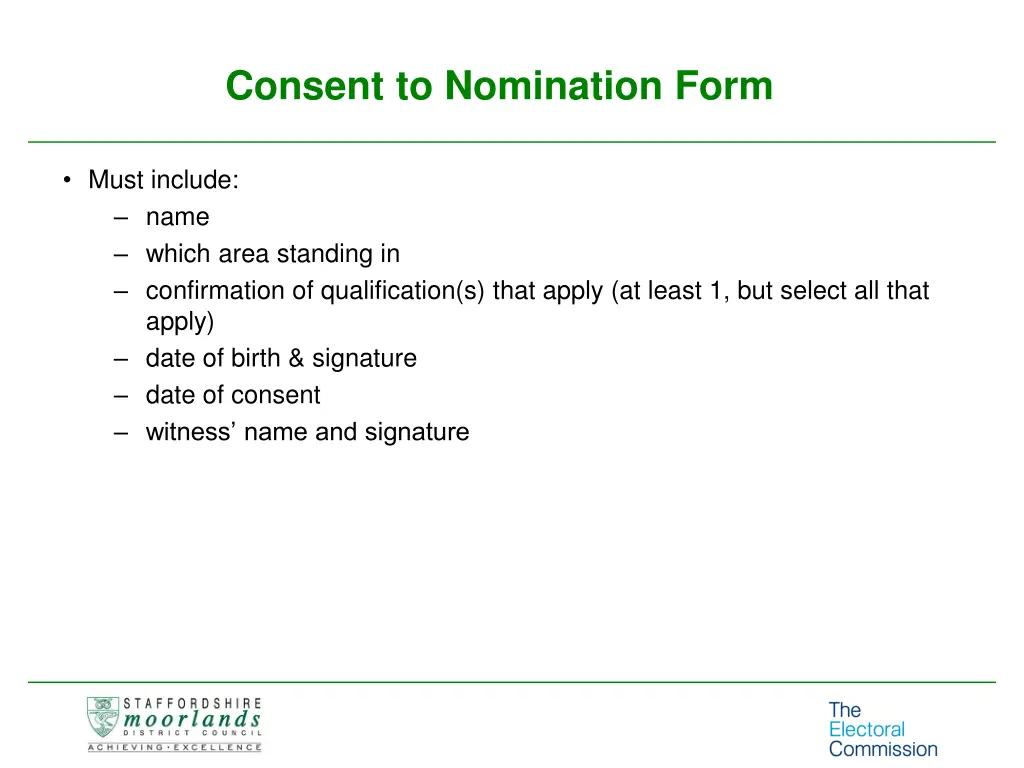 consent to nomination form