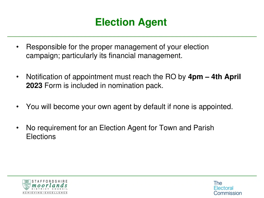 election agent