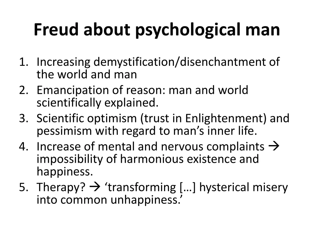 freud about psychological man