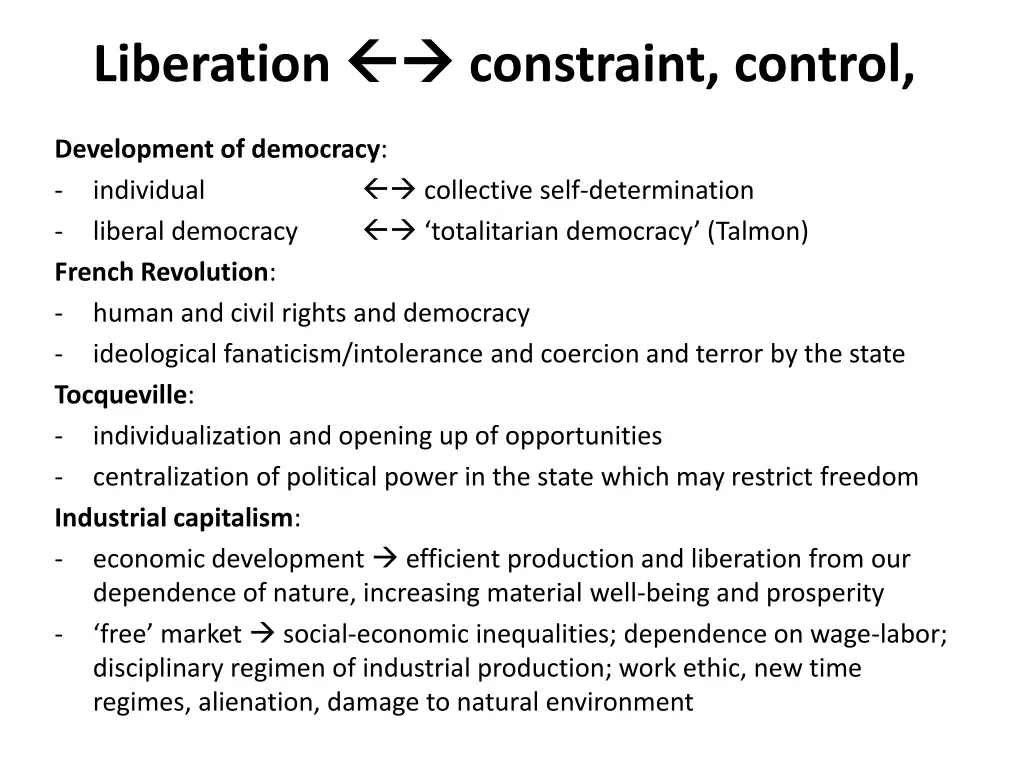 liberation