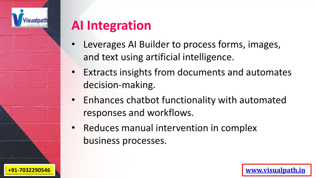 ai integration leverages ai builder to process