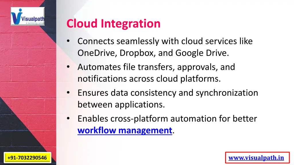 cloud integration connects seamlessly with cloud