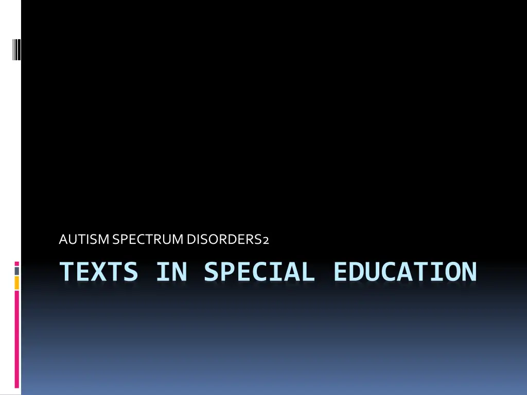 autism spectrum disorders2
