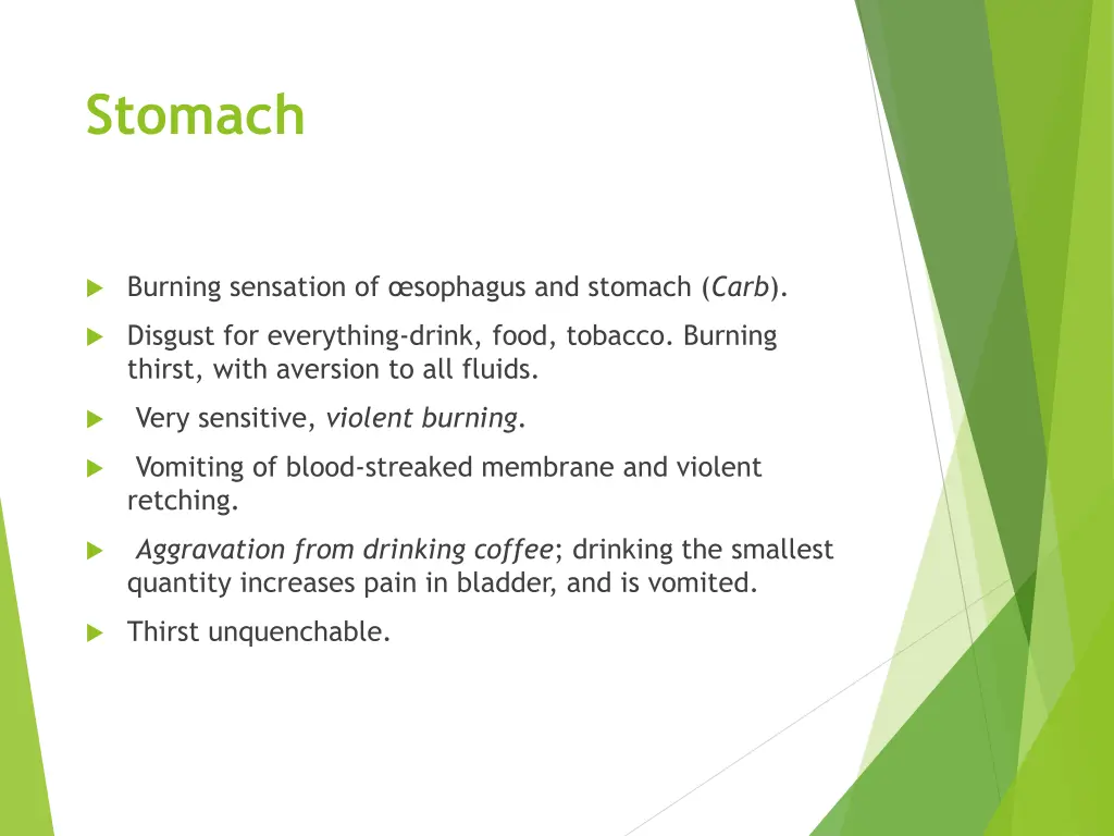 stomach