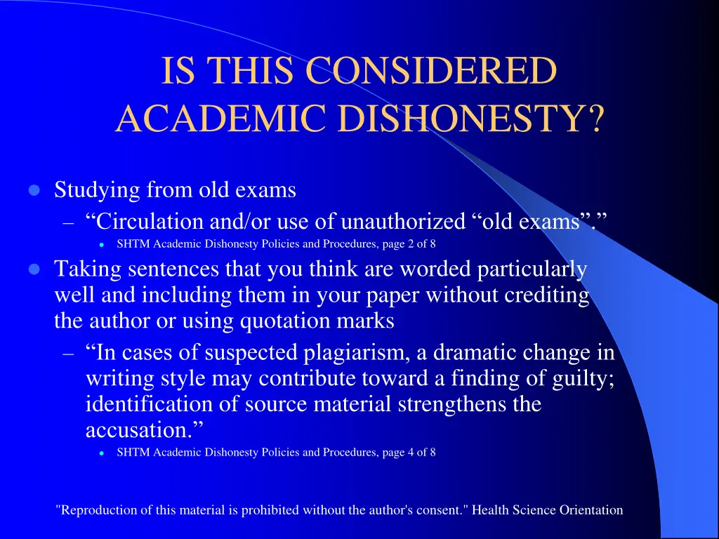 is this considered academic dishonesty 1