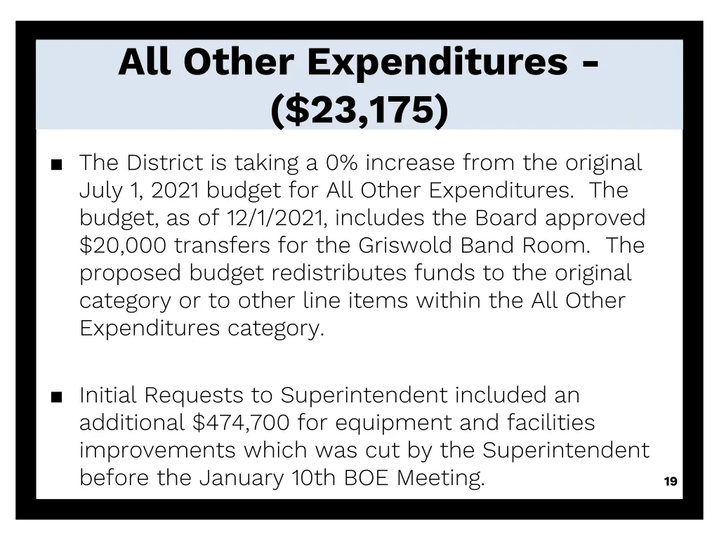 all other expenditures 23 175