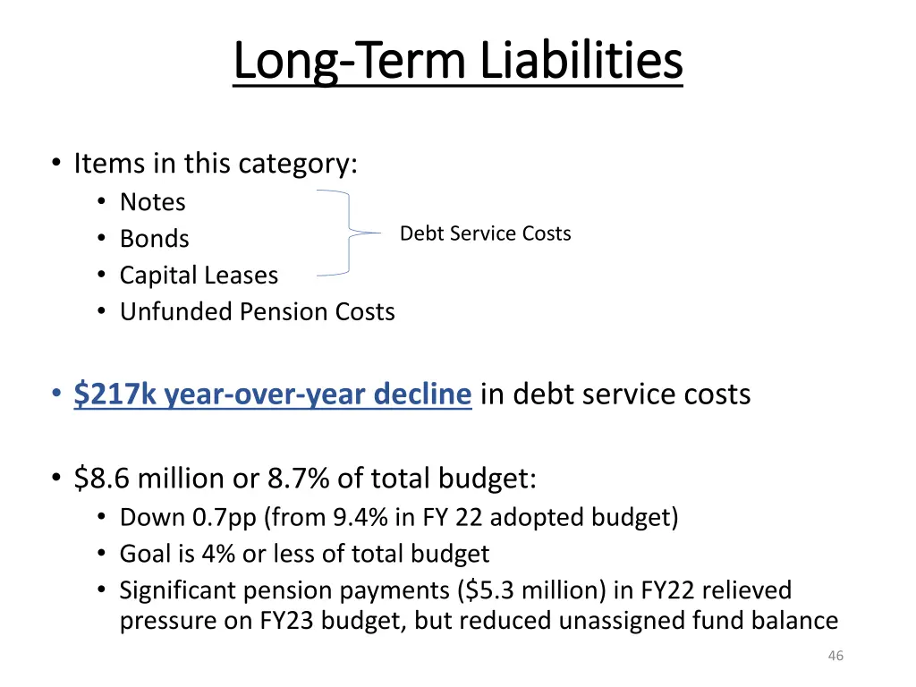 long long term liabilities term liabilities
