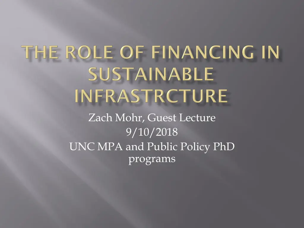 zach mohr guest lecture 9 10 2018