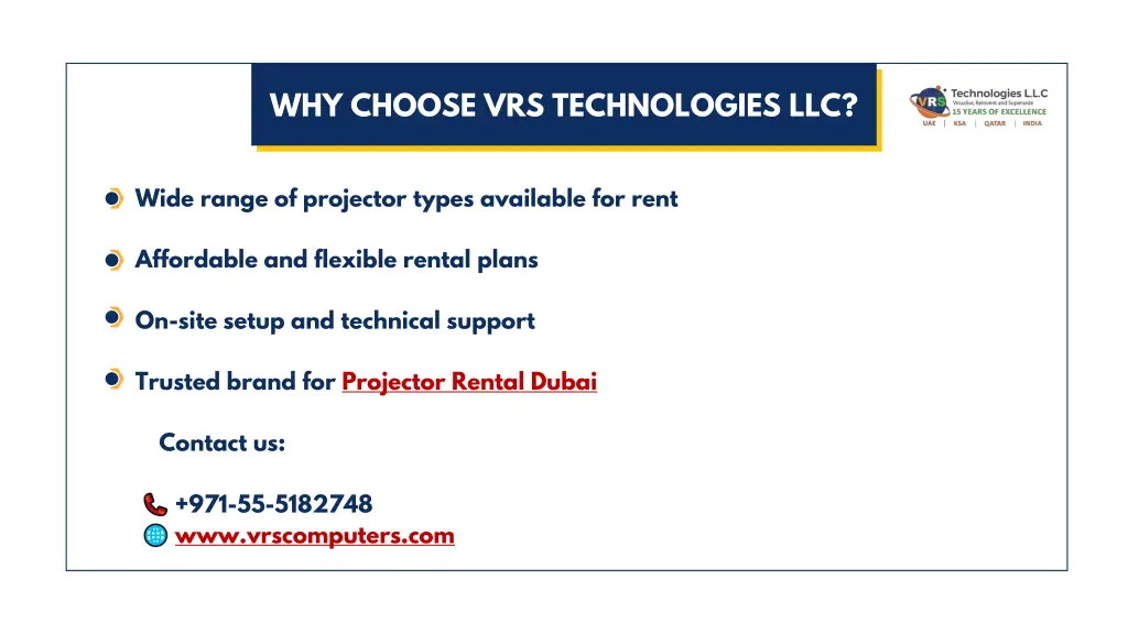 why choo se vrs technologies llc