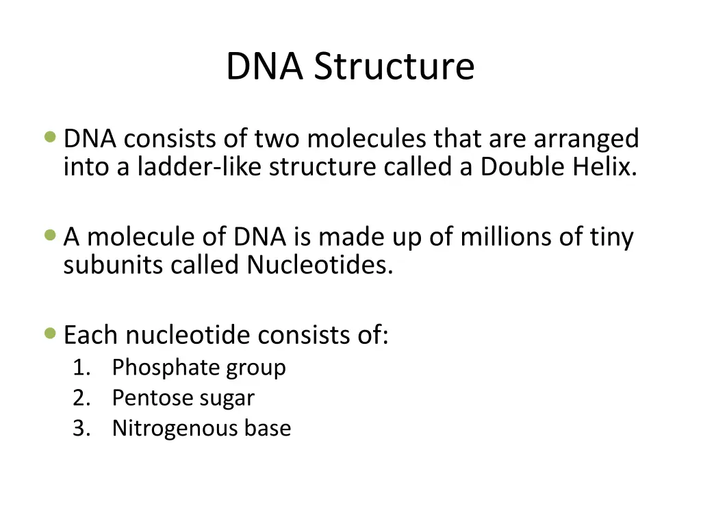 dna structure