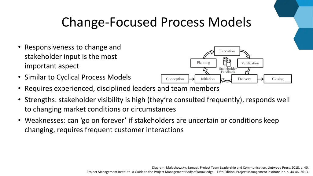 change focused process models