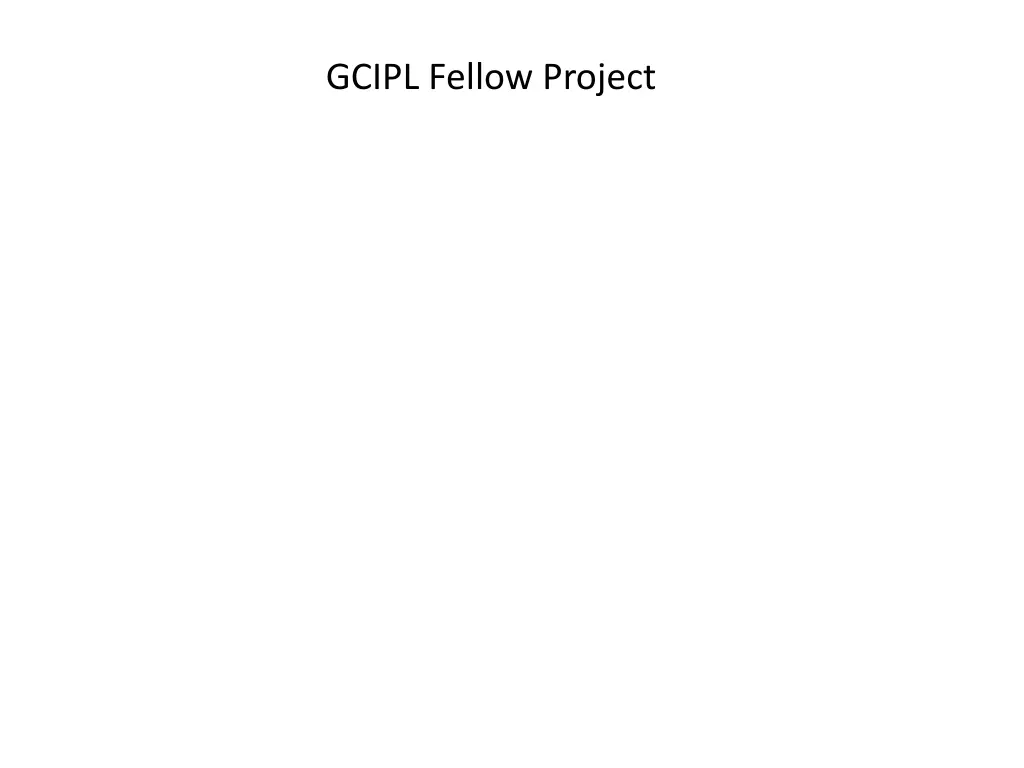 gcipl fellow project
