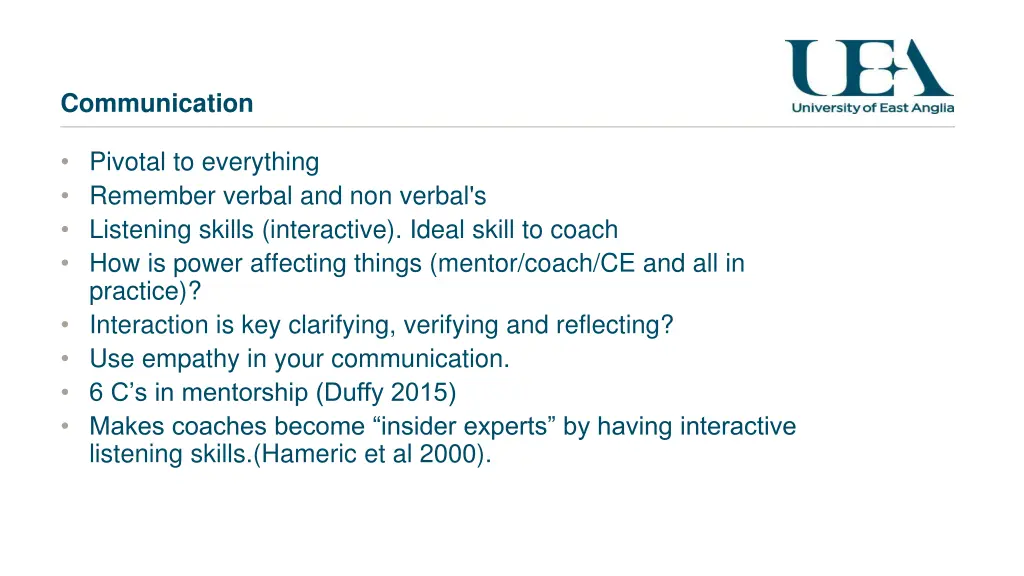communication