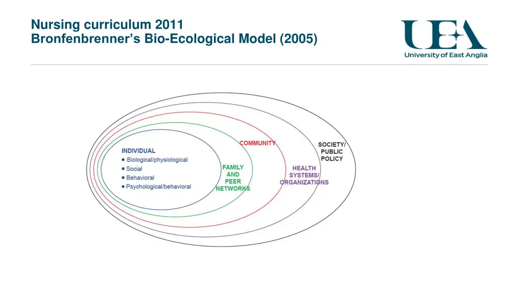 nursing curriculum 2011 bronfenbrenner