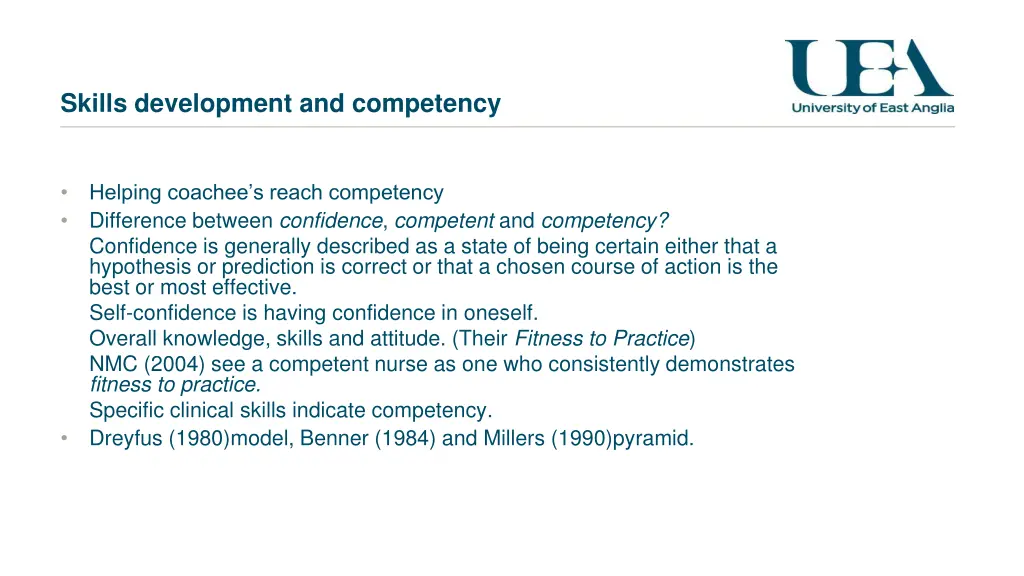 skills development and competency