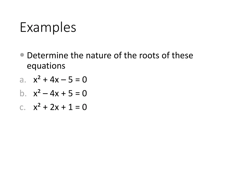 examples