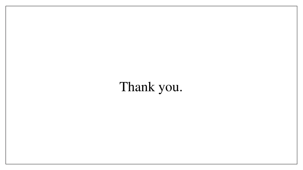 thank you