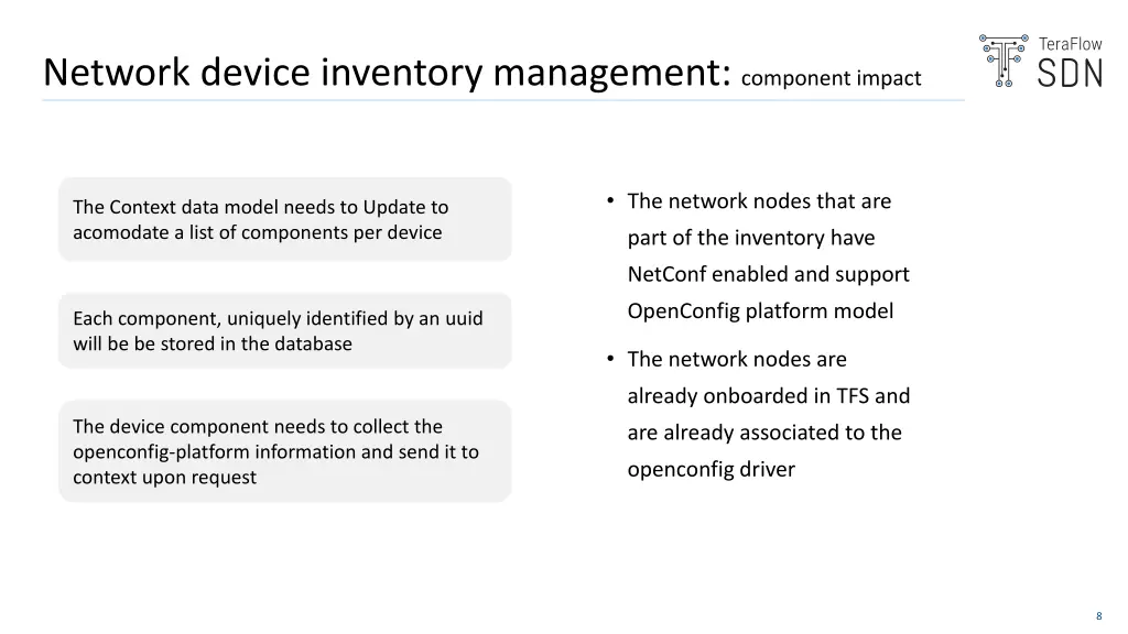 network device inventory management component