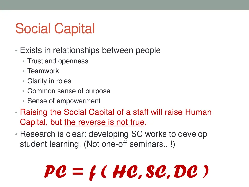 social capital