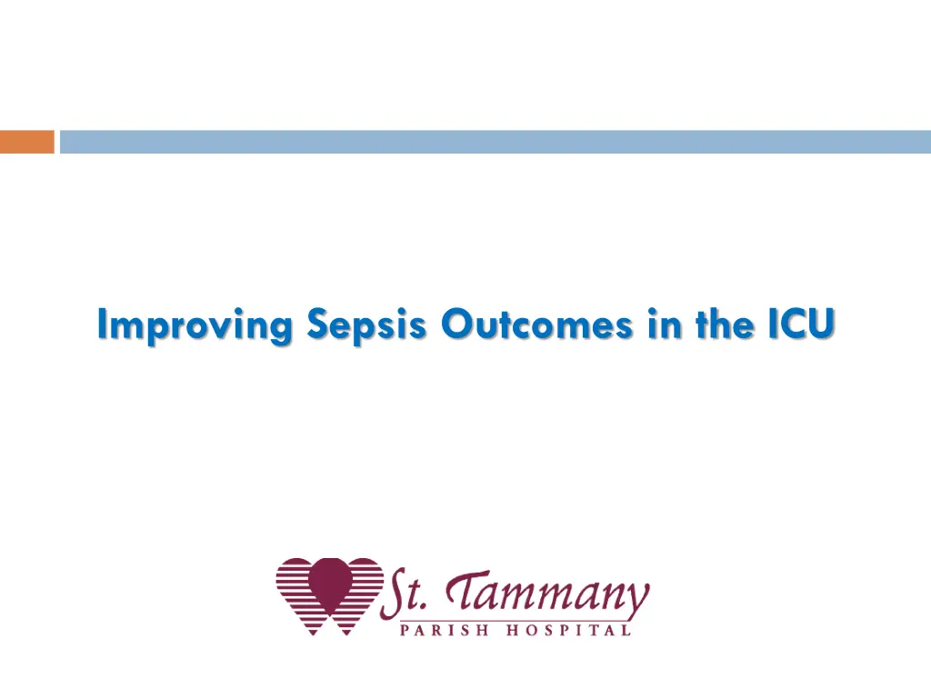 improving sepsis outcomes in the icu