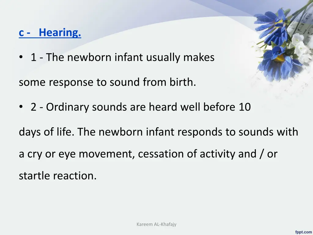 c hearing
