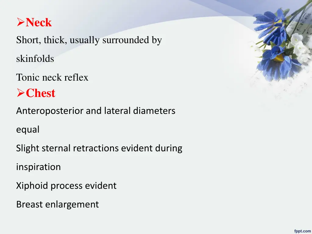 neck short thick usually surrounded by
