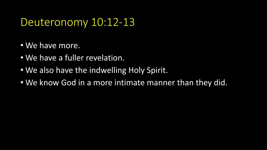deuteronomy 10 12 13 6