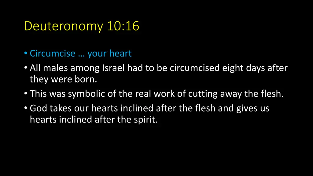 deuteronomy 10 16 1