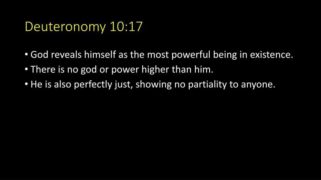 deuteronomy 10 17 1