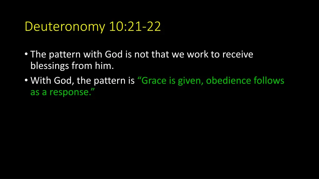deuteronomy 10 21 22 1