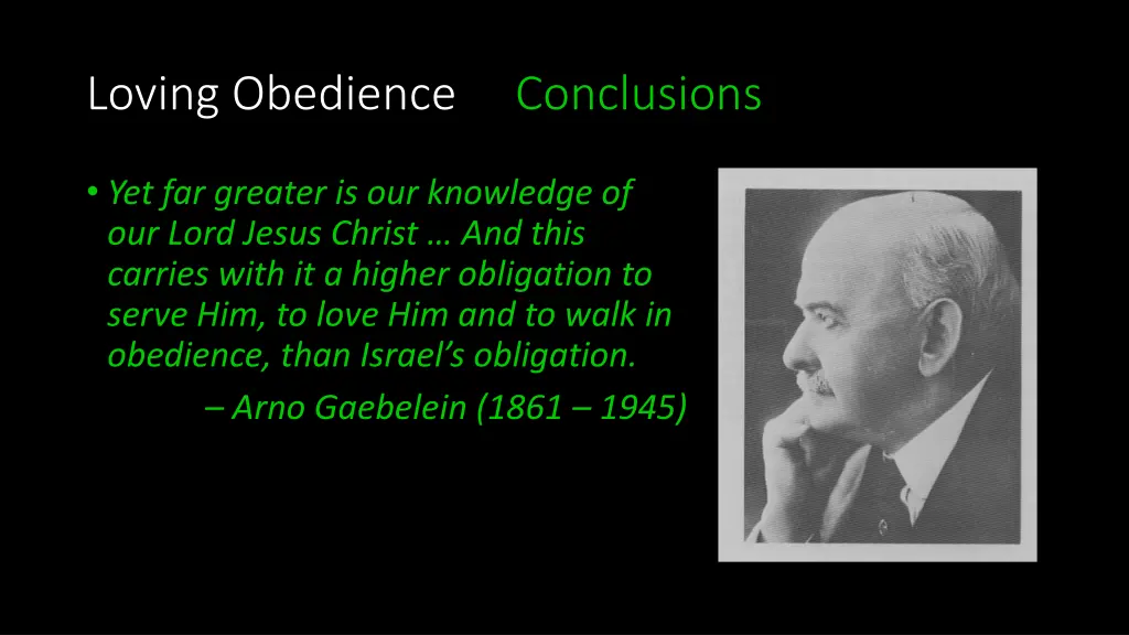 loving obedience conclusions 2