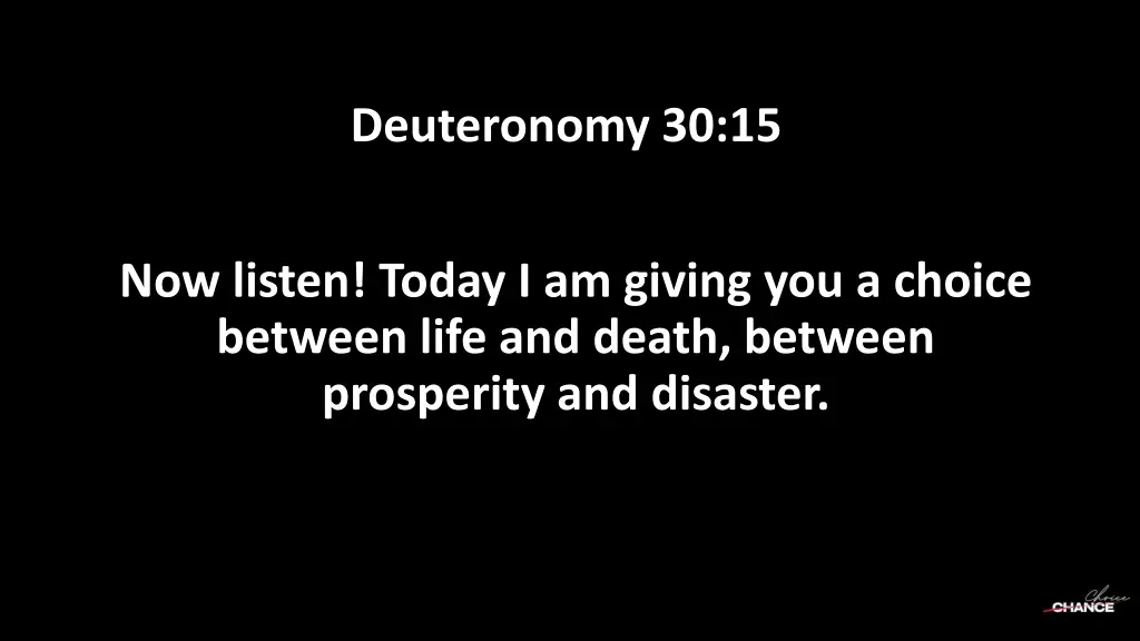 deuteronomy 30 15