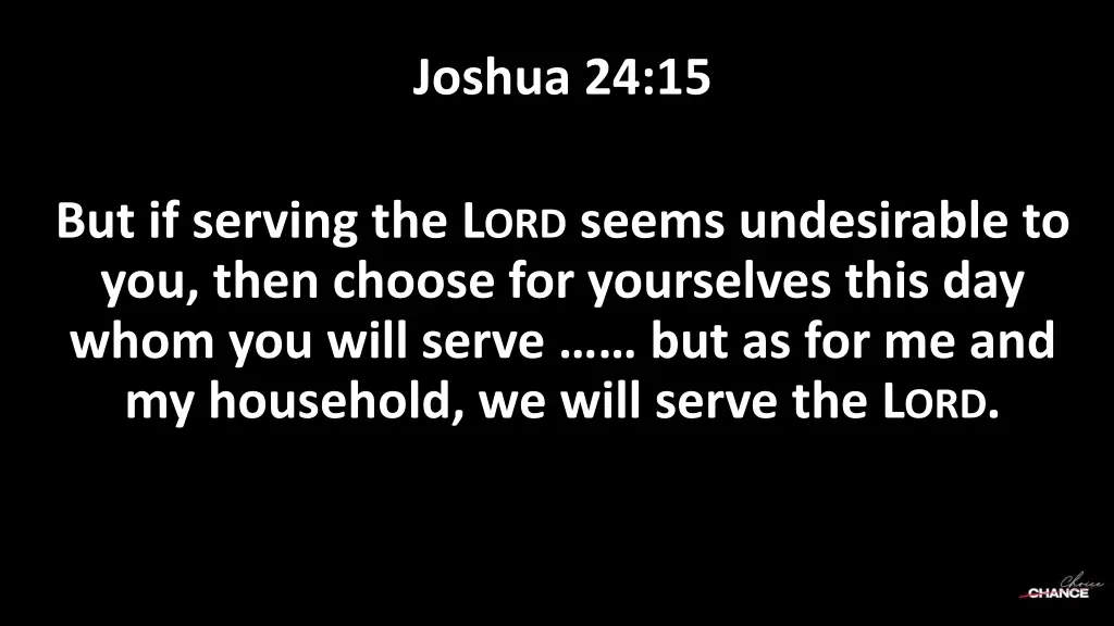 joshua 24 15