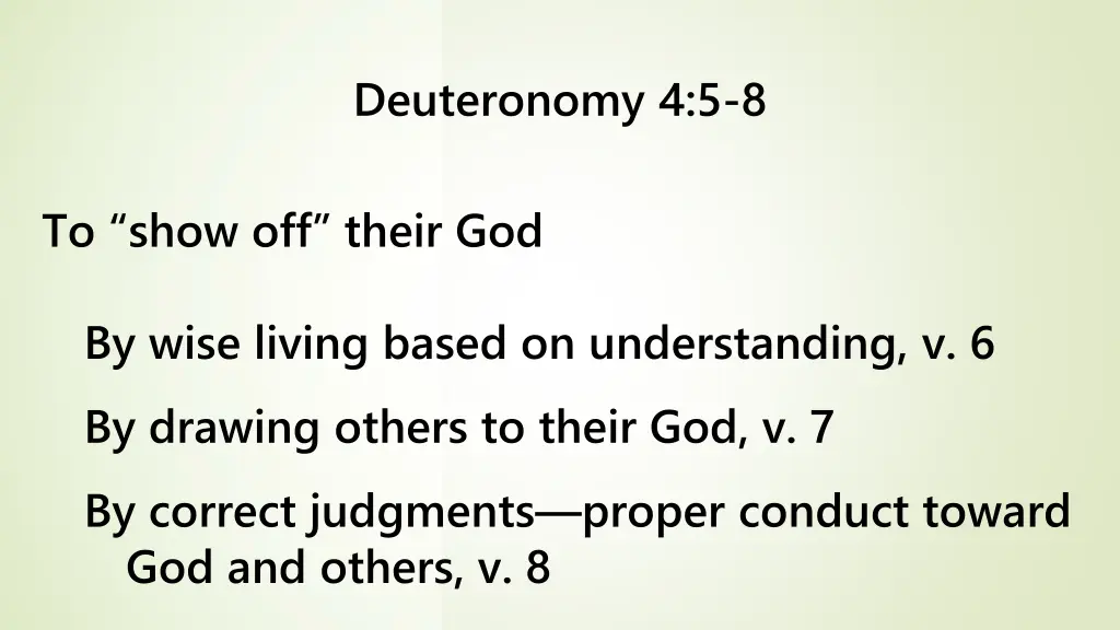 deuteronomy 4 5 8