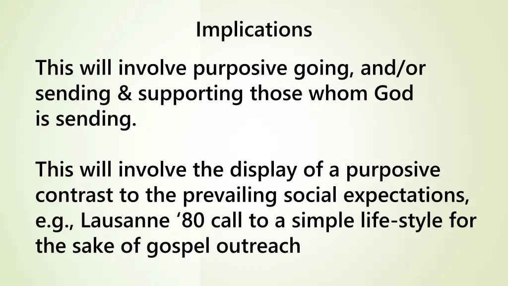 implications 2